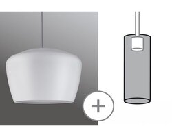 Svítidla - P 95438 URail 2Easy stínidlo Pom bílá matná max. 20W kov - PAULMANN