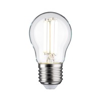 E27 - P 29213 Eco-Line Filament 230V LED kapka E27 80 mm 2,5W 4000K čirá - PAULMANN