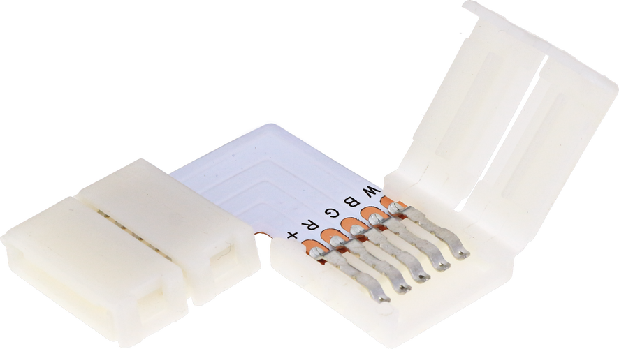 Spotřební materiál a příslušenství - Úhlový konektor pro LED pásek - foto 1