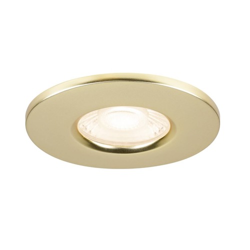 Pro zapuštěná svítidla - LA 1008070 Kryt UNIVERSAL DOWNLIGHT pro stropní svítidlo, IP65, kulatý, zlatý matný - BIG WHITE (SLV) - foto 1