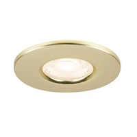 Pro zapuštěná svítidla - LA 1008070 Kryt UNIVERSAL DOWNLIGHT pro stropní svítidlo, IP65, kulatý, zlatý matný - BIG WHITE (SLV)