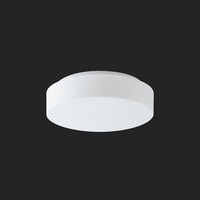 Nouzová - OS ELS59449 ELSA 2 stropní/nástěnné skleněné svítidlo bílá IP44 3000 K 15W LED nouzové kombinované 3 h (původní kód OS 59449) - OSMONT