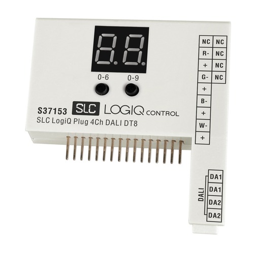Ovladače pro vícebarevné LED pásky, RGB, RGBW - SLC S37153 SLC LogiQ Plugin 4CH DALI DT8 - TLG - foto 1