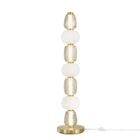 Stojací lampy - FAN LED-TOTEM-PT Stojací lampa LED TOTEM zlatá 42 W 4500 lm 3000 K 25x108,8 cm - FANEUROPE