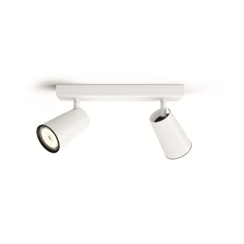 Bodová - PH 50572/31/PN Bodové svítidlo Philips Paisley 50572/31/PN bílé 2x max.10W - PHILIPS (915005529501) - foto 1