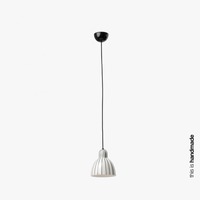 Kónická - FARO 64258 VENICE závěsné svítidlo, bílá s pruhy - FARO