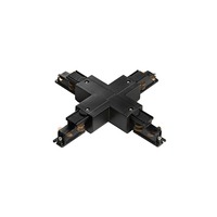 Lišty a příslušenství EUTRAC - FAN LED-RAIL-X-DA-NER Příslušenství křížové spojení (X‑spojení) pro šestivodičový DALI lištový systém, černá - FANEUROPE