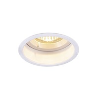 Kruhová - LA 1005436 HORN GU10 stropní zápustné svítidlo bílé 25 W testováno blower door - BIG WHITE (SLV)