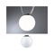 Páskové ULine - P 94616 AKCE - ULine LED závěs Ball 8W 150mm 3000K černá - PAULMANN