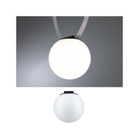 Páskové ULine - P 94616 AKCE - ULine LED závěs Ball 8W 150mm 3000K černá - PAULMANN