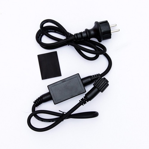Příslušenství - DLED EFACX11 DecoLED Zdrojový kabel exteriér, černý, 1,5m, IP67 EFACX11 - foto 1