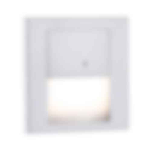 Zapuštěná - P 80003 LED vestavné svítidlo do zdi Tsaro hranaté 80x36mm 1W 230V 2700K matný chrom čidlo - PAULMANN - foto 1