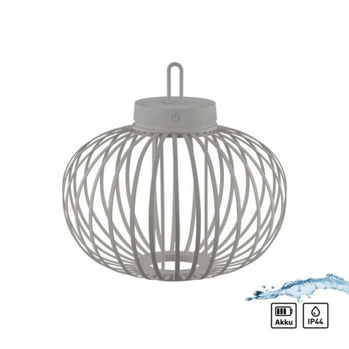 Na stůl - LD 19304-40 AKUBA LED stolní lampa průměr 36cm moblní na baterie USB IP44 stmívatelné dotykem 2700K - JUST LIGHT - foto 1