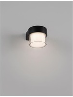 Nástěnná - NV 9925665 Venkovní nástěnné svítidlo DARF černý hliník ABS difuzor LED 5W 3000K 100-240V 104st. IP65 světlo dolů - NOVA LUCE