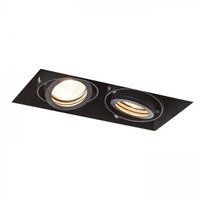 Bezrámečková - RED R12053 ELECTRA II černá 230V GU10 2x50W - RED - DESIGN RENDL