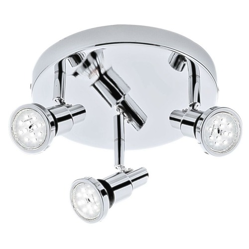 Koupelnová - BRI 2992038R LED bodové svítidlo pr. 21 cm 3xGU10 4,8W 400lm chrom (starý kód: BRI 2992-038R) - BRILONER - foto 1
