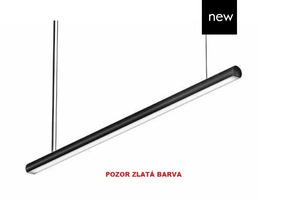 Podélná - BPM 210003.03.PN.GC-GC.OP.ST.9.40 Závěsné svítidlo LINGGO MINI zlatá 18W Ra90 4000K - BPM