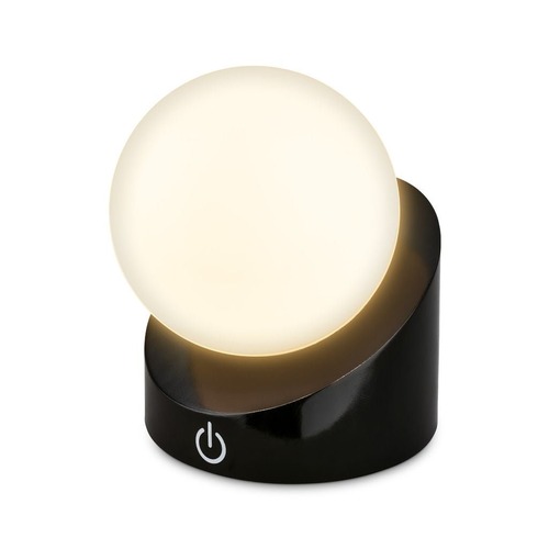 Stolní lampy dekorační - BRILO 7561015 Sora Mini LED stolní lampička bezdrátová IP54, stmívatelné, dotykový vypínač, černá - BRILO - foto 1