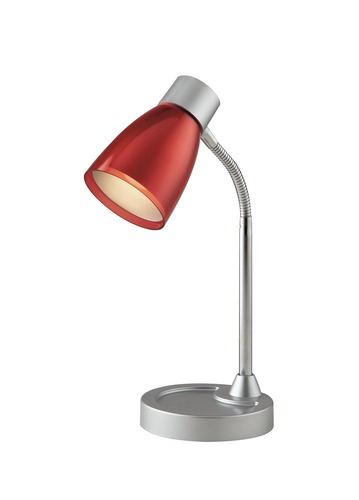Stolní lampy dekorační - FAN LDT055ARK-ROSSO Stolní lampa  LDT055ARK nastavitelné růžová 1 x E14 13,5 x 36 cm - FANEUROPE - foto 1