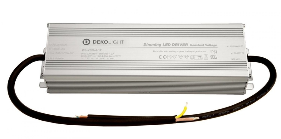 Stabilizované napětí - IMPR 872143 Deko-Light napájení (CV, DC) stmívatelné, LED-napájení, IP, DIM, konstantní napětí 1380-4160 mA IP67 stmívatelné 48V DC 66-200 W - foto 1
