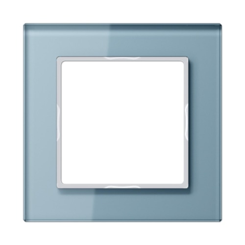 Vypínače a zásuvky - JU AC581GLBLGR Rámeček skleněný AC581GLBLGR - JUNG - foto 1