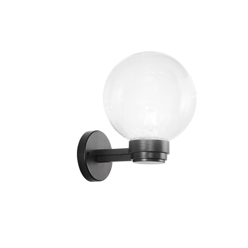 Nástěnná - FAN I-POLLY-AP-TR Venkovní nástěnné svítidlo Polly Fibra di, plast, průhledná, 1 x E27, 24 x 28 x 20 cm, IP44 - FANEUROPE - foto 1