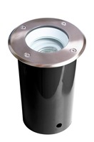 Zapuštěná - IMPR 730478 Deko-Light zemní svítidlo Pavo kulaté 220V GU10 9W stříbrné (930538-730473)- LIGHT IMPRESSIONS