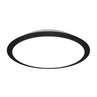 Kruhová - BRILO 3767015 CTS stropní svítidlo, 37 cm, 21W, 2200lm, černá - BRILONER