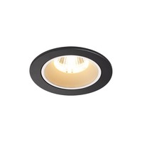 Kruhová - LA 1003776 NUMINOS® DL S vnitřní LED zápustné stropní svítidlo černá/bílá 2700 K 55° včetně listových pružin - BIG WHITE (SLV)