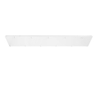 Kotvící prvky, držáky, závěsy - FAN BASE-S-RT11-BCO Rozeta PIREX obdélníkový rám bílá A 11 FORI 142x30x4,1cm - FANEUROPE