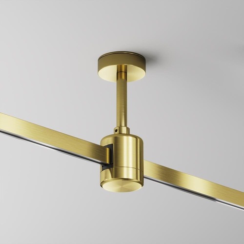 Lištové Magnetic Maytoni Flarity - M TRA156C-IPC1-BS Stropní upevnění s prodlužovací spojkou 78 mm 24V mosaz hliník pro magnetickou lištu Flarity - MAYTONI - foto 1