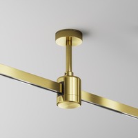 Lištové Magnetic Maytoni Flarity - M TRA156C-IPC1-BS Stropní upevnění s prodlužovací spojkou 78 mm 24V mosaz hliník pro magnetickou lištu Flarity - MAYTONI