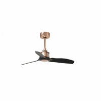 Ventilátory - FARO 33427 JUST FAN XS, měď/černá, stropní ventilátor 81cm - FARO