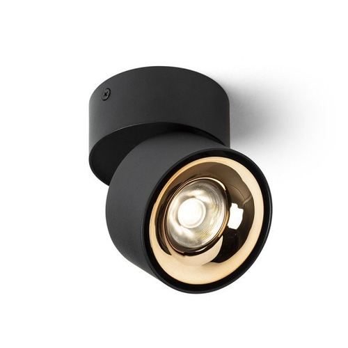 Downlight - RED R14426 ALBANO přisazená černá/zlatá 230V LED 5W 3000K - RED - DESIGN RENDL - foto 1