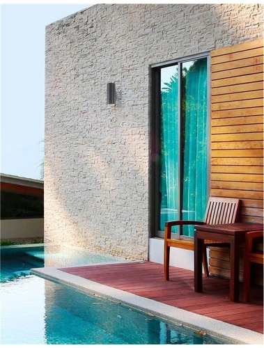 Nástěnná - NV 773223 Venkovní nástěnné svítidlo NODUS tmavě šedý hliník skleněný difuzor GU10 2x7W 220-240V IP54 bez žárovky světlo nahoru a dolů - NOVA LUCE - foto 1