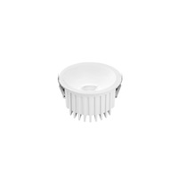 Kruhová - FAN INC-QUANTUM-R18DA-BCO Zápustné svítidlo Quantum R18DA, bílé, 18 W, 3000–4000 K, pr. 135 x 85 mm - FANEUROPE