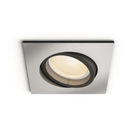 SmartHome Paul Neuhaus - PH 50551/48/P7 Hue Bluetooth White and Color Ambiance zápustné svítidlo Philips Centura 50551/48/P7 stříbrné hranaté GU10 5.7W - PHILIPS HUE (915005766801)