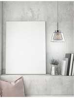 Kónická - NV 1300301301 Závěsné svítidlo BOCCALE chromovaný hliník čiré sklo G9 1x5W IP20 vč. žárovky - NOVA LUCE