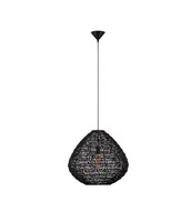 Dekorativní - NV 9586518 AKCE - Závěsné svítidlo MELODY černé E27 12W 50cm - NOVA LUCE