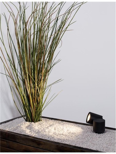 Zápichy - NV 9279111 Venkovní svítidlo s bodcem FOCUS černý hliník skleněný difuzor GU10 1x7W 100-240V IP54 bez žárovky - NOVA LUCE - foto 1