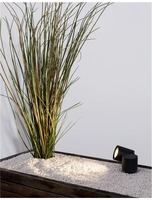 Zápichy - NV 9279111 Venkovní svítidlo s bodcem FOCUS černý hliník skleněný difuzor GU10 1x7W 100-240V IP54 bez žárovky - NOVA LUCE