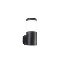 Dekorativní - FAN I-FOCUS-R-AP-NER Nástěnné svítidlo, kruhové, polykarbonátové, černé, 1 x GU10, 130 x 100 x 240 mm - FANEUROPE