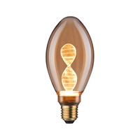 E27 - P 28884 Inner Glow Edition LED žárovka Helix E27 230V 3,5W 1800K zlatá - PAULMANN