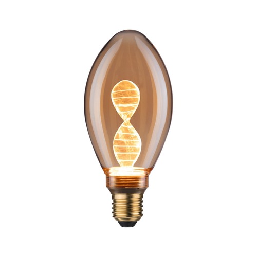 E27 - P 28884 Inner Glow Edition LED žárovka Helix E27 230V 3,5W 1800K zlatá - PAULMANN - foto 1
