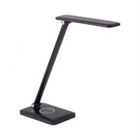 Stolní lampy pracovní - LD 14415-18 FLORENTINA LED stolní lampa, černá, QI-nabíjení, dotykový stmívač, CCT 3000-5000K - LEUCHTEN DIREKT / JUST LIGHT