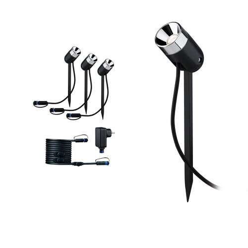 Zápichy - P 94242 Plug & Shine základní sada zápich Pike IP65 3000K 3x3,5W stmívatelné - PAULMANN - foto 1