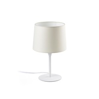 Stolní lampy dekorační - FARO 64316-01 CONGA S bílá stolní lampa - FARO