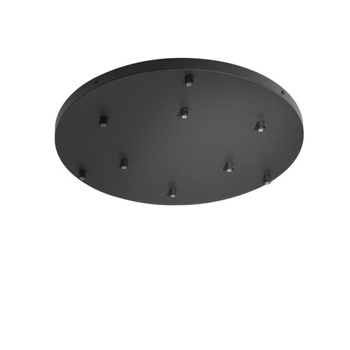 Kotvící prvky, držáky, závěsy - FAN BASE-S-R9-NER Rozeta PIREX kruhový rám černá A 9 FORI 52x4,1cm - FANEUROPE - foto 1