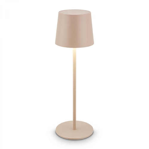 Stolní lampy dekorační - BRILO 7708011 Bota stolní lampa - 1,8W, 120lm, nabíjecí, LED, stmívatelné, dotykový vypínač, teplá bílá, béžová - BRILO - foto 1