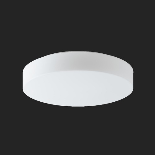 Kruhová - OS ELS68581 ELSA 4 stropní/nástěnné skleněné svítidlo bílá IP44 4000 K 27W LED DALI HF (původní kód OS 68581) - OSMONT - foto 1